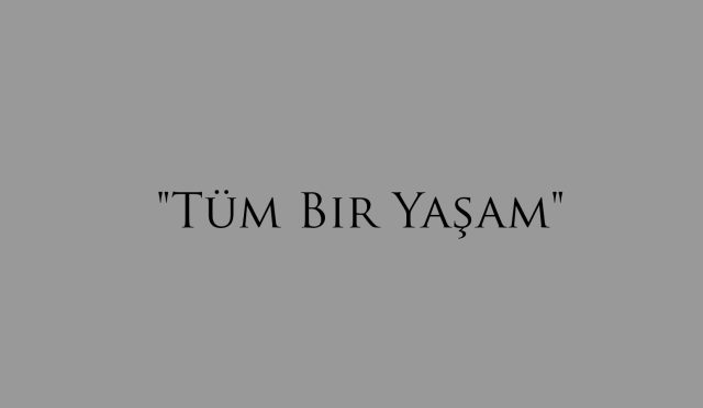 "Tüm Bir Yaşam"