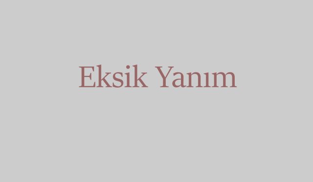 Eksik Yanım